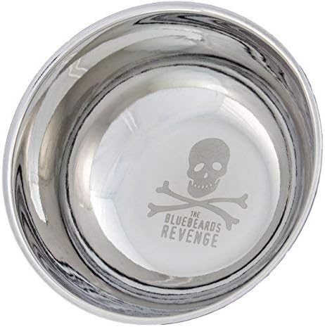 The Bluebeards Revenge, Traditional Stainless Steel Lathering Shaving Bowl for Shaving Creams and Soaps, Silver, Single - Image 3