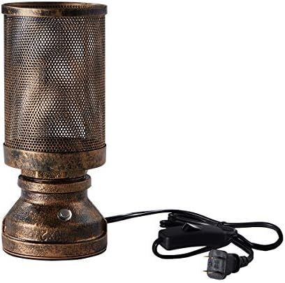 Bedside Table lamp, Industrial Bedroom Lamps Vintage lamp Coffee Table Light Bedroom Lamps kichen Table lamp Vintage Look Retro Table Lamps for Living Room Kitchen Restaurant, Bulbs not Include