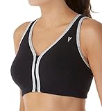 Valmont Colorblock Zip-Front Leisure/Sport Bra