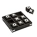 Craft LYRICS: Feel the Craft Wood Tic Tac Toe - Coffee Table Puzzle (5x5) Living Room Game - Classic Tabletop Fun Travel Board Strategy Game Outdoor Indoor Brain Teaser - Guest Room Table Challenge