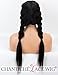 Chantiche Silky Straight 360 Lace Frontal Wig Pre Plucked-180% Density 360 Human Hair Wigs with Baby Hair Brazilian Remy Virgin Human Lace Wig for Black Women 12inches Natural Color