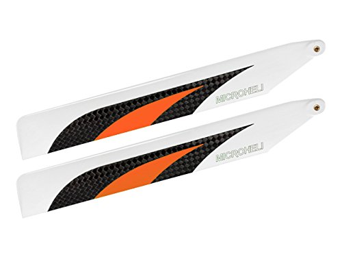 Microheli Carbon Fiber Main Blades 157mm (ORANGE) - BLADE 180 CFX Microheli Carbon Fiber Main Blades 157mm (ORANGE) - BLADE 180 CFX