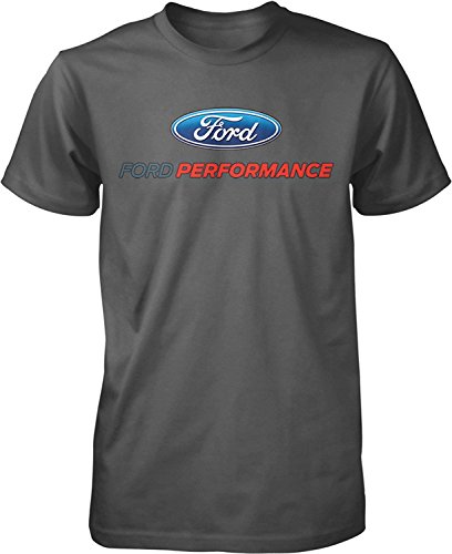 Ford Performance T-Shirt Mustang GT ST Racing (Front Print), Charcoal, 3XL
