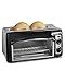 Hamilton Beach Toastation Oven with 2-Slice Toaster Combo, Ideal for Pizza, Chicken Nuggets, Fries and More (22708), Black