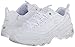 Skechers Sport Women's D'Lites Fresh Start Memory Foam Lace-up Sneaker,White Silver,6.5 W US