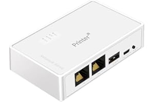 Cenroelon USB Wireless Network Printer Server USB Device Sharer RJ45 Print Server Computer Sharing Print Functionality