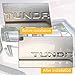 Auto safety 3D Raised Tailgate Letters for Toyota Tundra 2014 2015 2016 2017 2018 2019 Zinc Alloy Emblem Inserts (Chrome)