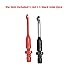 Adduswin 2pcs T0015 Automotive Test Lead kit Power Probe Wire-Piercing Probe Clip Puncture Probe Puncture Wire Break Signal with 4mm Banana seat