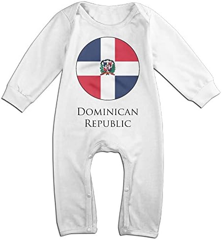 TLK Babys Dominican Republic Long Sleeve Romper Bodysuit 6 M