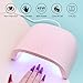 AZUREBEAUTY Gel Nail Polish Starter Kit with 48W UV/LED Lamp (3 Timer Setting),Base and Top Coat, Manicure Tools + 4 Elegant Color Gel Polish(12ml)
