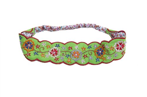 Native American Pattern Elastic Stretch Seed Bead Headbands / Hair Accessories (Bohemian Embroidered Headband Style B)