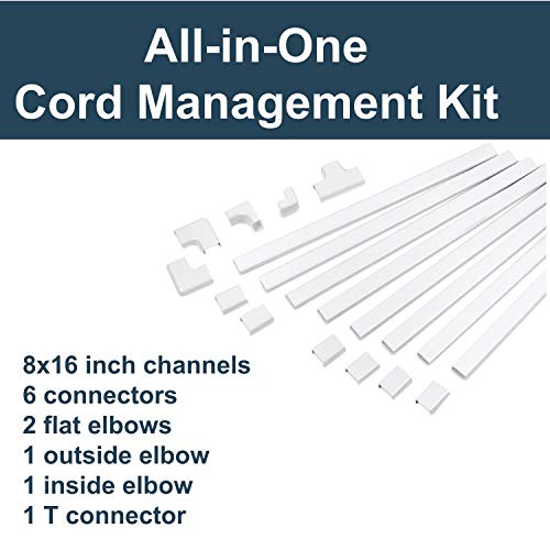 Legrand Wiremold Cable Management Kit, Cord Organizer and Hider