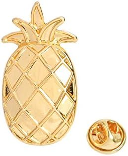 Plsonk Ladsies Pineapple Brooch Pin Badge for Clothes Backpacks Lapel Pin