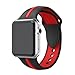 YASPARK Compatible Apple Watch Band 38mm/42mm, 40mm/44mm, Soft Silicone Strap Adjustable Replacement iWatch Bands for Apple Watch Sport, Series 4/3/2/1 (Large Size)