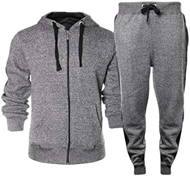 16sixty ® S to 5XLarge New Mens Plain Tracksuit Set Fleece Hoodie Top Bottoms Jogging Zip Joggers Gym Sport Plus Size S M L XL XXL 1660