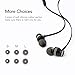 Earbuds, GGMM Wired Earphones Noise Isolating Headphones Earbuds with Microphone Heavy Deep Bass Earphones Ear Buds, in Ear Headphones Fits All 3.5mm Interface Device (C300-Black)