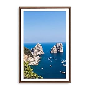 Framed Canvas Wall Art for Living Room, Bedroom Beautiful Beach Canvas Prints for Modern Home Decoration Ready to Hang - 16"x24" inches