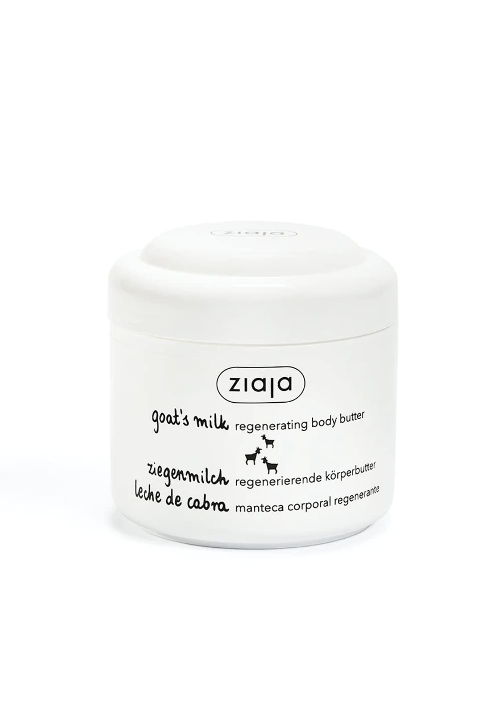 Ziaja Goat’s Milk Body Butter, 200 ml - Deeply Nourishing & Moisturizing Cream for Dry Skin