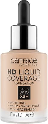 Catrice HD Liquid Coverage Foundation Sand Beige 030 3 Pack Waterproof 30 ml view 3