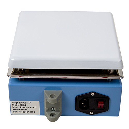 Fristaden Lab SH-4C Digital Magnetic Stirrer Hot Plate, Ceramic Plate 5L Volume, 0~1600RPM, 600W, Dual Control Heating and Stirring