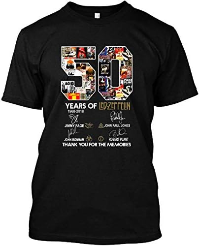 VinaTee Led Zeppelin 50th Anniversary - 50 Years of Led Zeppelin T Shirt Unisex T-Shirt Sweatshirt