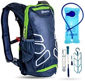 NeezToz Hydration Pack Backpack with 2L Hydration Bladder and Free Cleaning Kit Set (4 Pcs) for Hiking,Running,Biking,Skiing and Cycling.