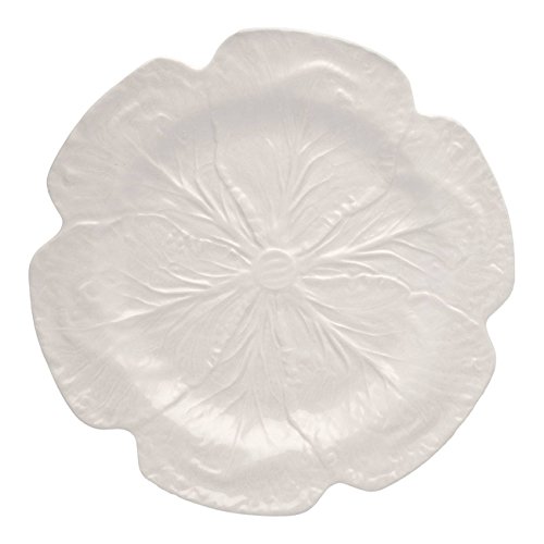 Bordallo Pinheiro Cabbage Beige Charger Plate, Set of 2