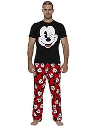 Disney - Juego de pijama y pantalón para hombre, diseño clásico de Mickey Mouse