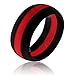 Men's Silicone Wedding Ring by Fit Ring ® Premium Medical Grade Rubber Wedding Band Comfortable Fit for Active Guys Safe Sleek Durable and Timeless Design