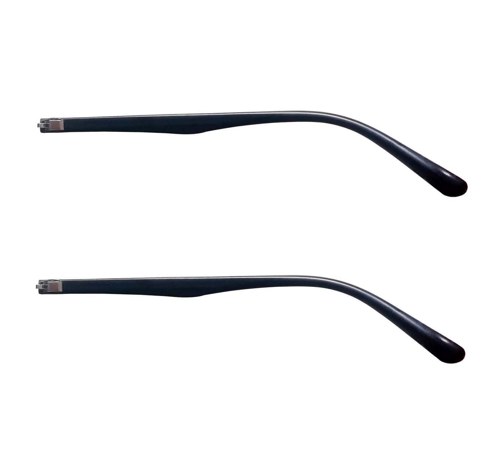 ZEALMAX Glasses Replacement Arms Legs, 1 Pair Plastic Glasses Temple Arms for Eyeglasses Sunglasses, Black