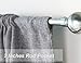 Aiking Home Semi-Sheer Faux Linen Pleated Valance 56 by 14 Inches, Grey