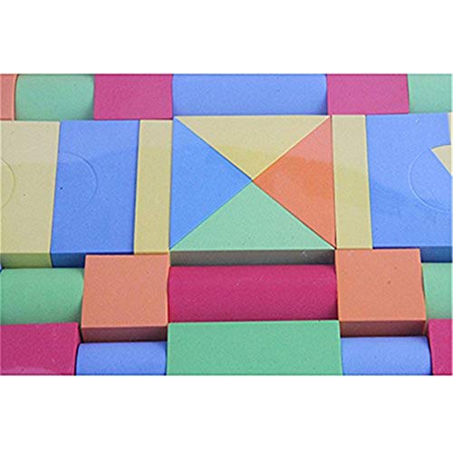 Tmrow 38pcs Ultra-Light Building Blocks Set Colorful EVA Foam Bricks Set Kids Infant Children Soft Educational Toy Gift - Thumbnail 5