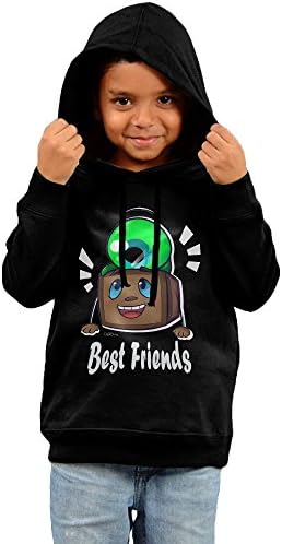 Dryejo Toddler Jacksepticeye Sam Best Friends Septic Eyes 4 Children Hoodies Sweatshirt Size 3 Toddler US Black