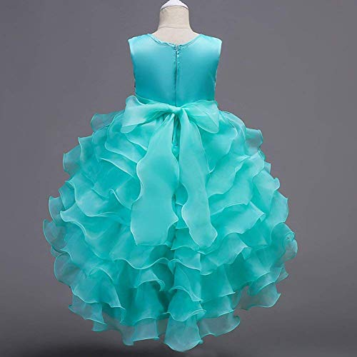 VERNASSA Girl Dress Kids Ruffles Lace Party Wedding Dresses Girl Birthday Party