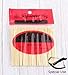 TIETHEKNOT Mini Crossbow Dedicated Bamboo Toothpick - 500PCS, 5 Packs 100 PCS, Party Dining Appetizer Fruit Cocktail Dessert Barbecue Art Craft Tooth Cleaning