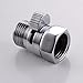 KES Shower Head Shut-Off Valve Ball Valve 1/2-Inch NPT BRASS Polished Chrome, KUS1140B