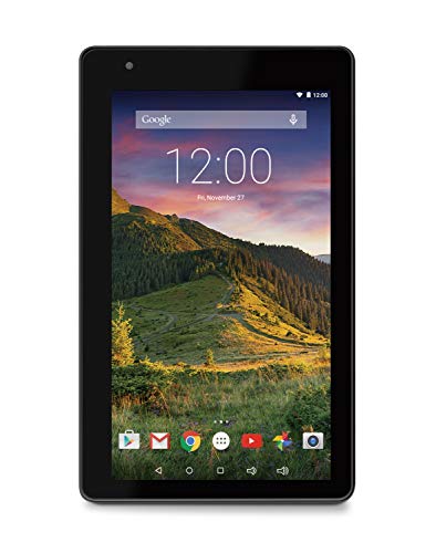 RCA Voyager II Tablet 8GB Quad Core Android 5.0, Black, 7″