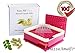 Easy to Use 100 Hole Capsule Filler Tray with Powder Block Plate & Tamper, Size 0, Color Pink by Piazza Amalfi [Upgraded Version]