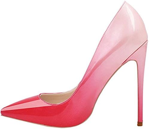 Hecater Women's Fashion Handmade Classic Pointed Toe High Heels Party Dress Pumps Sexy Slip On Stiletto Shoes 14 M US