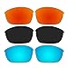 ACOMPATIBLE 3 Pair Replacement Polarized Lenses for Oakley Half Jacket 2.0 Sunglasses Pack P2