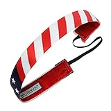 Sweaty Bands Fitness Headband - Star Spangled Flag Red, White, Blue- 1
