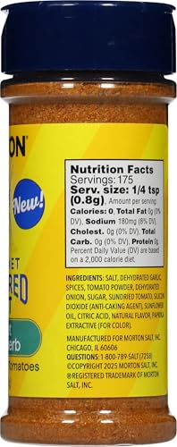 MORTON GOURMET FLAVORED SALT SWEET ITALIAN HERB, 5.2OZ