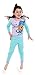 Nickelodeon Girls' Shimmer and Shine 4-Piece Pajama Set