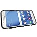 For Samsung Galaxy J3 Emerge Case, J3 Prime / J3 Mission / J3 Eclipse / J3 2017 / J3 Luna Pro / Sol 2 / Amp Prime 2 / Express Prime 2 Case, OEAGO Tough Rugged Dual Layer Case with Kickstand (Black)
