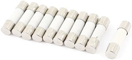 EbuyChX 10pcs 250V 315mA T315mA Slow Blow Ceramic Piyus Tubes 5mm x 20mm
