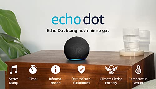 Echo Dot (Neueste Generation) | Smarter WLAN- und Bluetooth-Lautsprecher mit Alexa und gigantischem, sattem Klang | Anthrazit 10