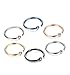 Jstyle 6 Pcs 18-20G 316L Stainless Steel Nose Ring Hoop Cartilage Hoop Septum Body Jewelry Piercing