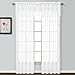 United Curtain Windsor Lace Straight Valance, 56 by 16-Inch, White