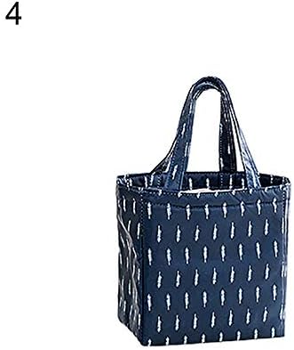 HZsdzML Flamingo Cactus Drawstring Thermal Insulated Pouch Picnic Travel Bag Container - 4#