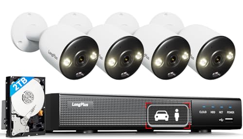 LongPlus 4K PoE Security Camera System